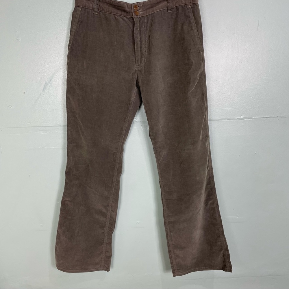 John Varvatos Corduroy Pant Men Size 50 Olive Green